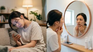 スマホ姿勢の顔のたるみ解消！美容鍼でリフトアップを