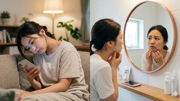 スマホ姿勢の顔のたるみ解消！美容鍼でリフトアップを